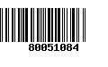 Código de Barras 80051084