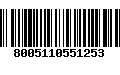 Código de Barras 8005110551253