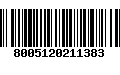 Código de Barras 8005120211383