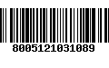 Código de Barras 8005121031089