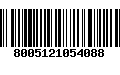 Código de Barras 8005121054088