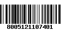 Código de Barras 8005121107401