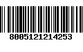 Código de Barras 8005121214253