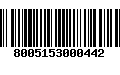 Código de Barras 8005153000442