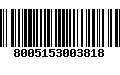 Código de Barras 8005153003818