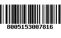 Código de Barras 8005153007816