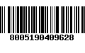 Código de Barras 8005190409628