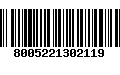 Código de Barras 8005221302119