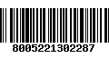 Código de Barras 8005221302287