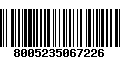 Código de Barras 8005235067226