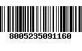 Código de Barras 8005235091160