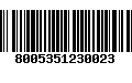 Código de Barras 8005351230023