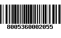 Código de Barras 8005360002055