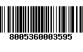 Código de Barras 8005360003595