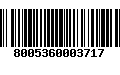 Código de Barras 8005360003717