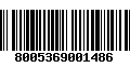 Código de Barras 8005369001486