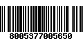 Código de Barras 8005377005650