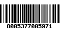 Código de Barras 8005377005971