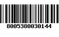 Código de Barras 8005380030144