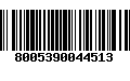 Código de Barras 8005390044513