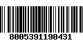 Código de Barras 8005391190431