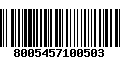 Código de Barras 8005457100503