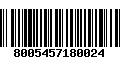 Código de Barras 8005457180024