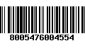 Código de Barras 8005476004554