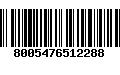 Código de Barras 8005476512288