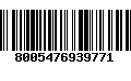 Código de Barras 8005476939771