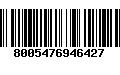 Código de Barras 8005476946427