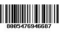 Código de Barras 8005476946687