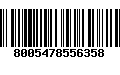 Código de Barras 8005478556358