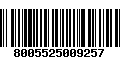 Código de Barras 8005525009257