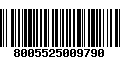 Código de Barras 8005525009790