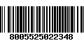 Código de Barras 8005525022348