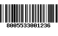 Código de Barras 8005533001236