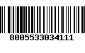 Código de Barras 8005533034111