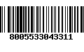 Código de Barras 8005533043311