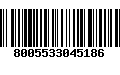 Código de Barras 8005533045186