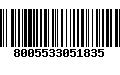 Código de Barras 8005533051835