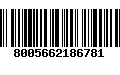 Código de Barras 8005662186781