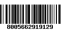 Código de Barras 8005662919129