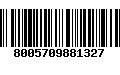 Código de Barras 8005709881327