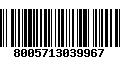 Código de Barras 8005713039967