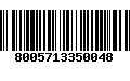 Código de Barras 8005713350048