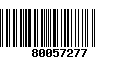 Código de Barras 80057277