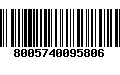 Código de Barras 8005740095806