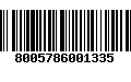 Código de Barras 8005786001335