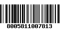 Código de Barras 8005811007813